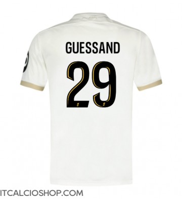 OGC Nice Evann Guessand #29 Seconda Maglia 2024-25 Manica Corta